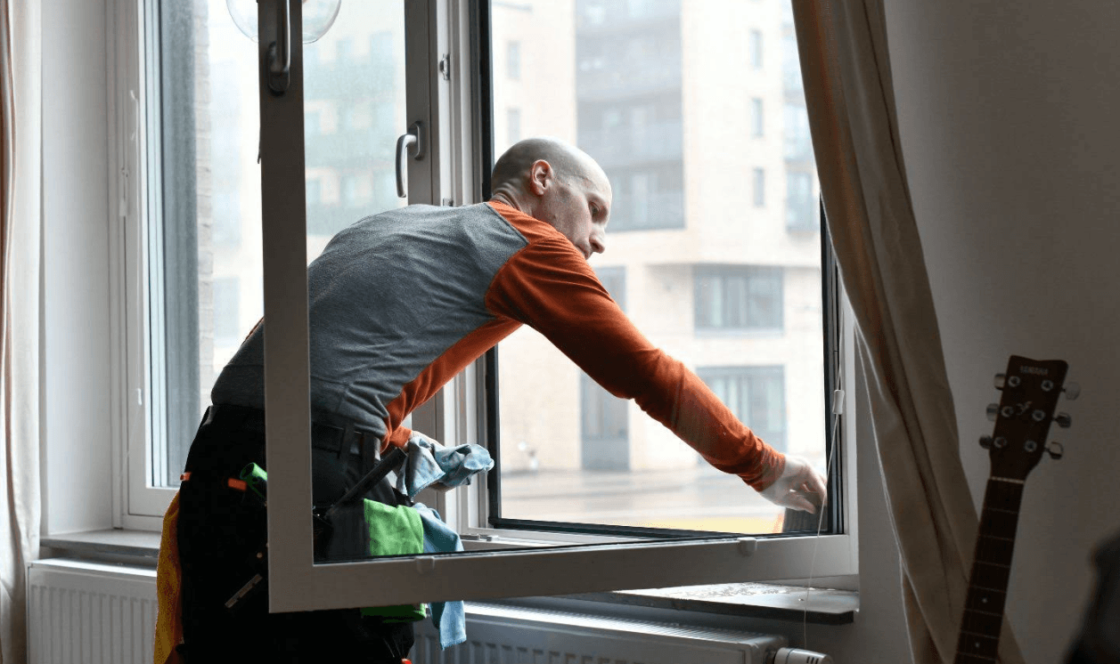 Professional window cleaning